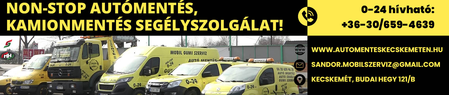 Sándor Mobilszerviz Kft. Banner